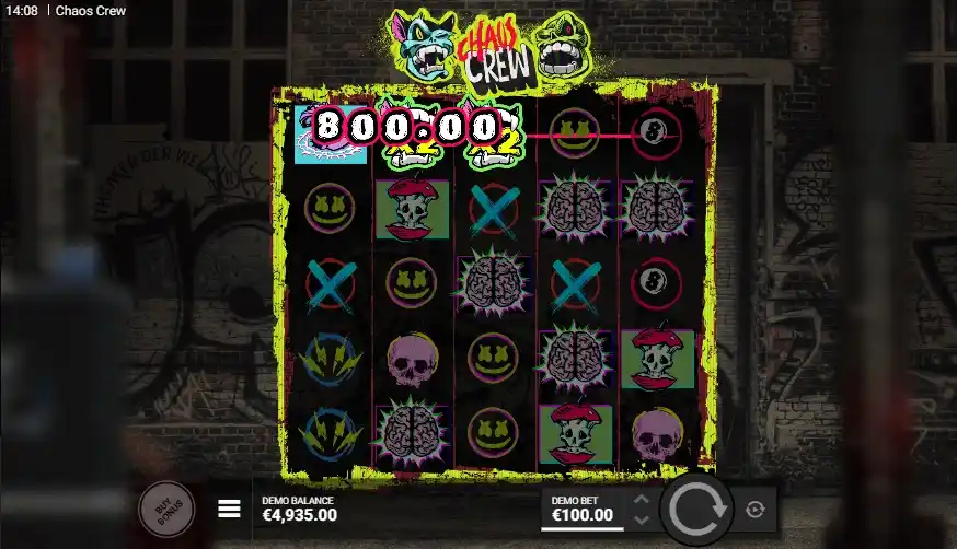 Chaos Crew Slot Features
